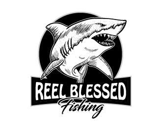 Reel Blessed Fishing logo design by ARALE
