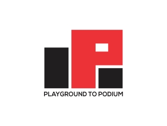 Playground to Podium logo design by rokenrol