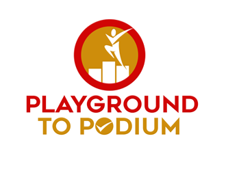 Playground to Podium logo design by megalogos