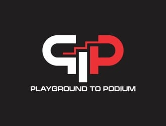 Playground to Podium logo design by rokenrol