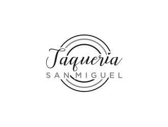 Taqueria San Miguel  logo design by bricton