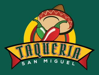 Taqueria San Miguel  logo design by Suvendu