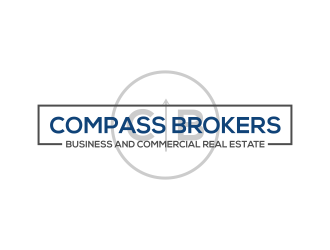 Compass Brokers, Business and Commercial Real Estate logo design by RIANW
