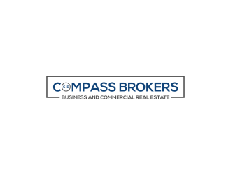 Compass Brokers, Business and Commercial Real Estate logo design by RIANW