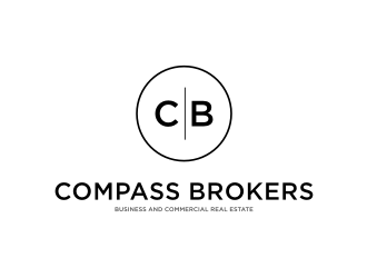 Compass Brokers, Business and Commercial Real Estate logo design by asyqh