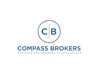 Compass Brokers, Business and Commercial Real Estate logo design by scolessi