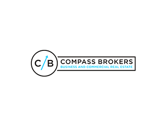 Compass Brokers, Business and Commercial Real Estate logo design by checx