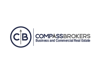 Compass Brokers, Business and Commercial Real Estate logo design by THOR_