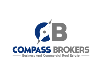 Compass Brokers, Business and Commercial Real Estate logo design by shikuru