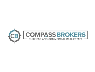 Compass Brokers, Business and Commercial Real Estate logo design by jaize