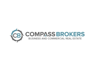 Compass Brokers, Business and Commercial Real Estate logo design by jaize