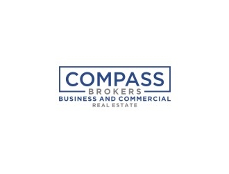 Compass Brokers, Business and Commercial Real Estate logo design by bricton