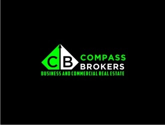 Compass Brokers, Business and Commercial Real Estate logo design by bricton