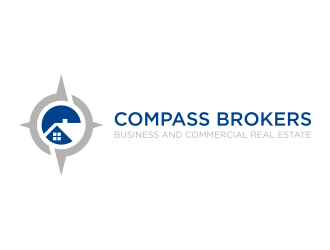 Compass Brokers, Business and Commercial Real Estate logo design by ArRizqu