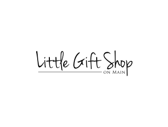 Little Gift Shop on Main  Or Main Street Gift Co logo design by Landung