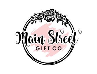 Little Gift Shop on Main  Or Main Street Gift Co logo design by Girly