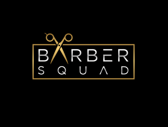 Barber Squad logo design by bomie