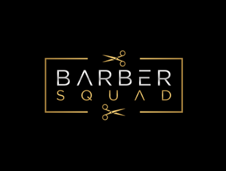 Barber Squad logo design by bomie