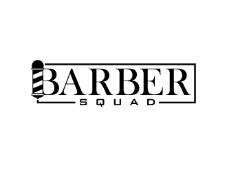 Barber Squad logo design by nexgen