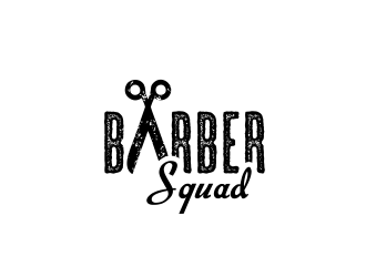 Barber Squad logo design by serprimero