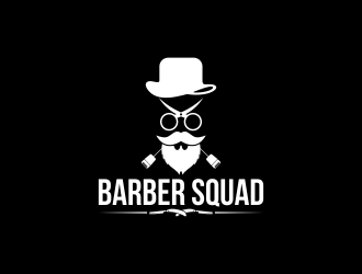 Barber Squad logo design by ArRizqu