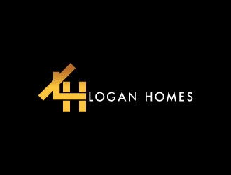 LOGAN HOMES logo design by Erasedink