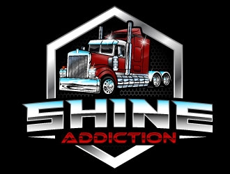 SHINE ADDICTION logo design by daywalker