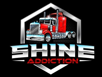 SHINE ADDICTION logo design by daywalker
