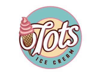 TOTS Ice Cream  logo design by REDCROW