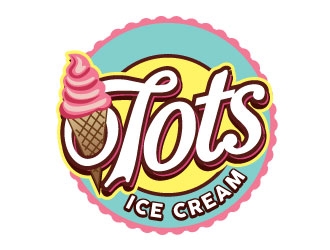 TOTS Ice Cream  logo design by REDCROW