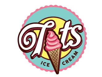 TOTS Ice Cream  logo design by REDCROW
