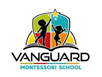 Vanguard Montessori School  logo design by veron