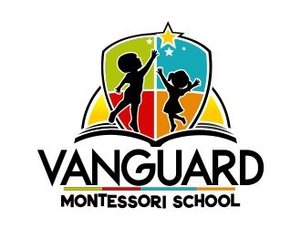 Vanguard Montessori School  logo design by veron