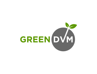 Green DVM logo design by alby