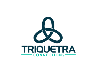 Triquetra Connections logo design by giphone