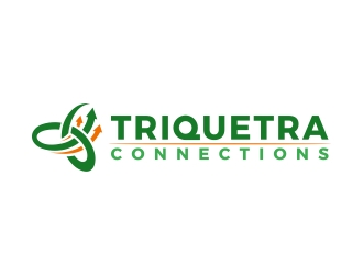 Triquetra Connections logo design by Mbezz