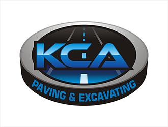 KCA Paving & Excavating logo design by gitzart