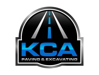 KCA Paving & Excavating logo design by excelentlogo