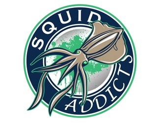 Squid Addicts logo design by DreamLogoDesign