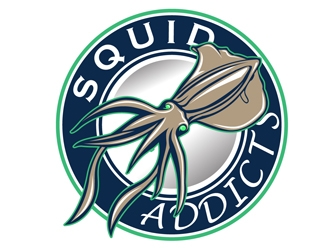 Squid Addicts logo design by DreamLogoDesign