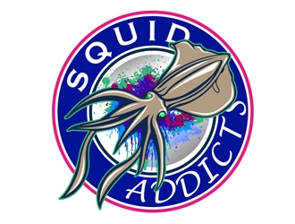 Squid Addicts logo design by DreamLogoDesign