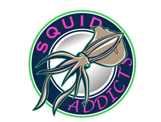 Squid Addicts logo design by DreamLogoDesign