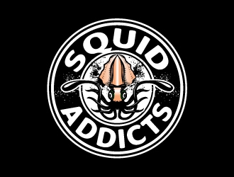 Squid Addicts logo design by josephope
