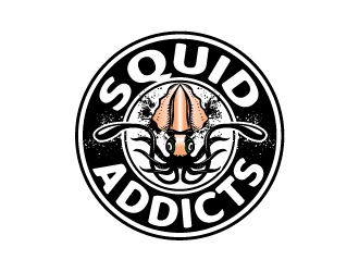 Squid Addicts logo design by josephope