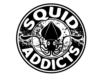 Squid Addicts logo design by josephope