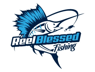 Reel Blessed Fishing logo design by jaize