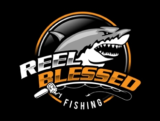 Reel Blessed Fishing logo design by MAXR