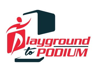 Playground to Podium logo design by VonDrake