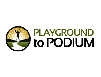Playground to Podium logo design by kunejo