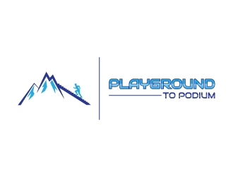 Playground to Podium logo design by BaneVujkov